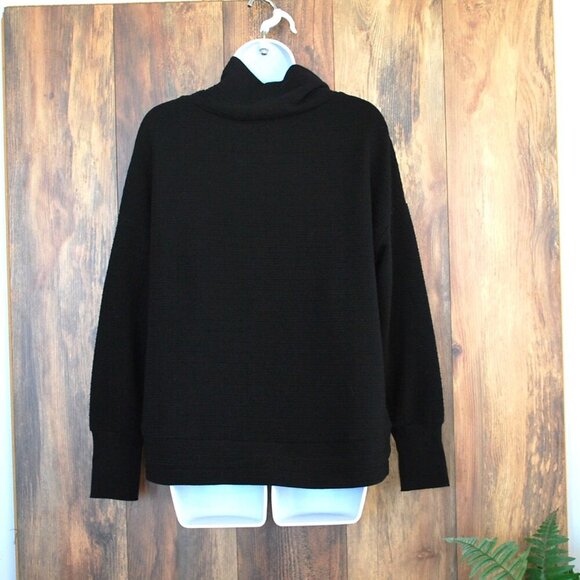 Grace & Lace Women's XS Black High Neck Pullover - Picture 4 of 4